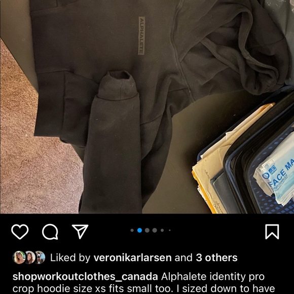 Alphalete identity pro crop hoodie - Picture 14 of 16